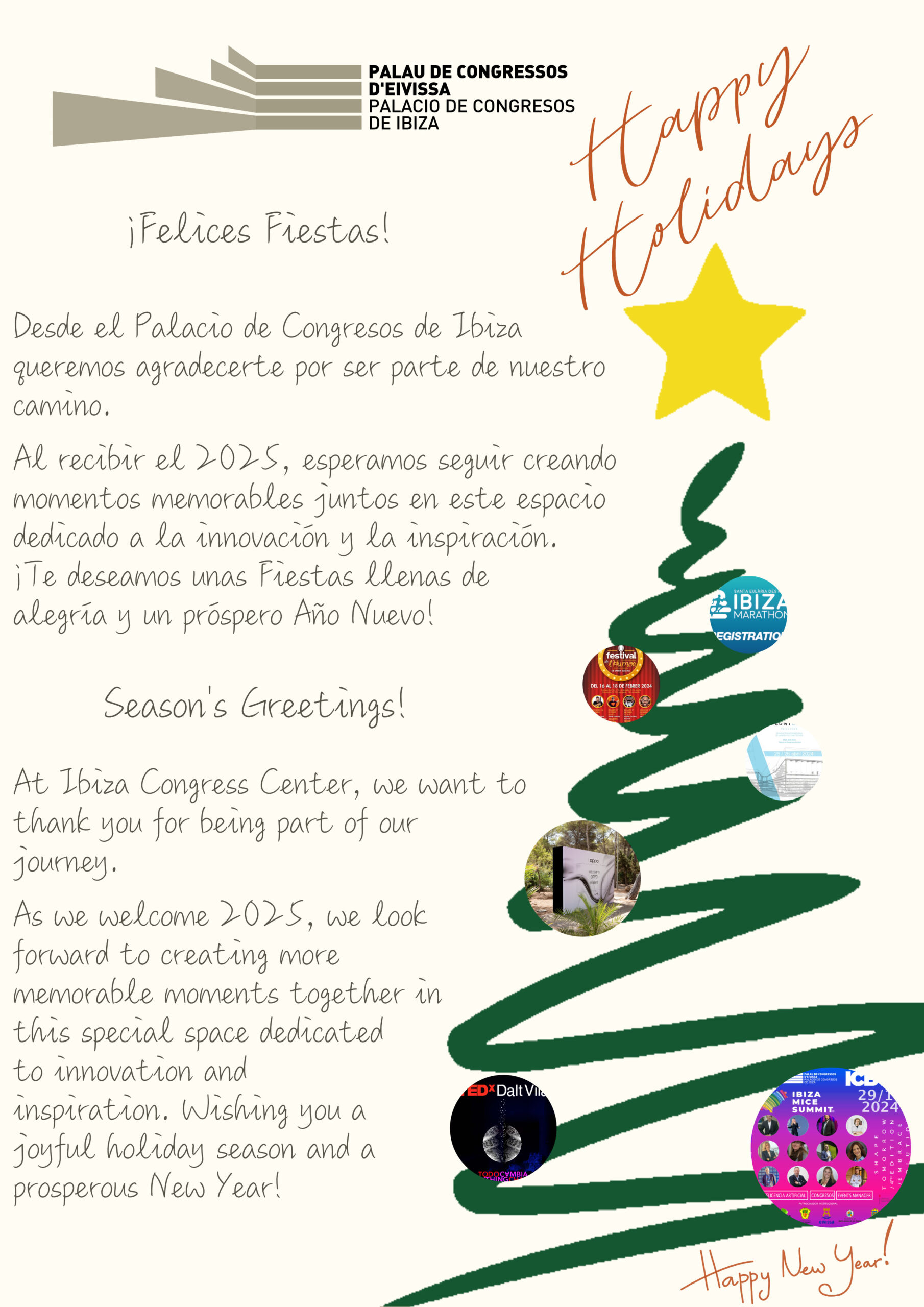 ¡Felices Fiestas! Palacio de Congresos de Ibiza